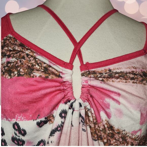 Shein Curve Shirt - Size 2X - Pink Animal Print with Sequins - Picture 3 of 7